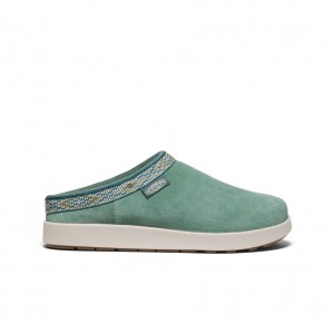 Keen Elle Suede Mule Kadın Terlik Yeşil | RRU6835XI