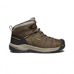 Keen Flint II Boot Erkek Iş Botu Kahverengi | KIK5674QQ