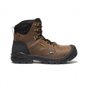 Keen Independence 6" Waterproof Erkek Iş Botu Kahverengi Siyah | BKX5447GO