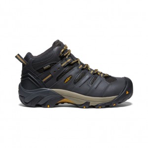 Keen Lansing Mid Waterproof Erkek Iş Ayakkabısı Kahverengi Zeytin Yeşili | KMQ4988TE