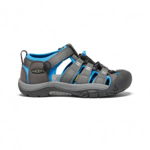 Keen Newport H2 Big Çocuk Sandalet Gri Mavi | YBD3265QQ