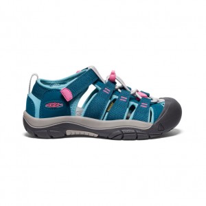 Keen Newport H2 Big Çocuk Sandalet Mavi Pembe | MUM7828BB