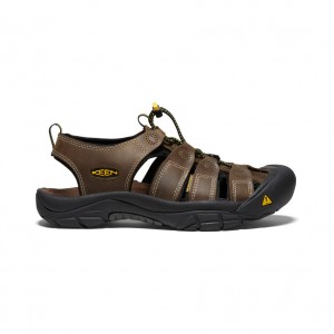 Keen Newport Leather Erkek Sandalet Kahverengi | NAX7055KW