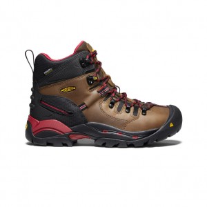 Keen Pittsburgh 6" Waterproof Erkek Iş Botu Kahverengi | JCA9741HH