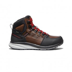 Keen Red Hook Waterproof Erkek Iş Botu Kahverengi Siyah | OIG2926WG