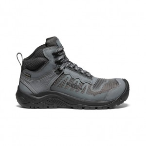 Keen Reno Mid Waterproof Erkek Iş Botu Gri Siyah | ULO8898MU