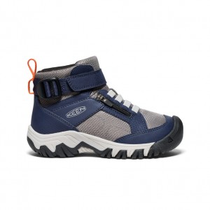 Keen Targhee Boundless Çocuk Yürüyüş Botu Gri Mavi | QYT9429BN