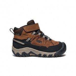 Keen Targhee IV Waterproof Çocuk Yürüyüş Botu Kahverengi Siyah | OJJ6186RY