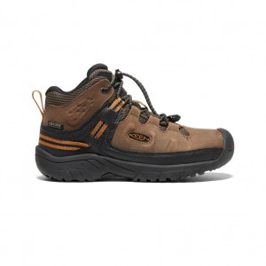 Keen Targhee Waterproof Big Çocuk Iş Botu Kahverengi | IRM5738TA