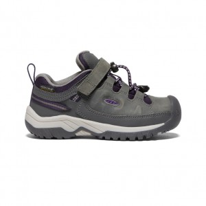 Keen Targhee Waterproof Çocuk Iş Ayakkabısı Gri Mor | NJR4390HB