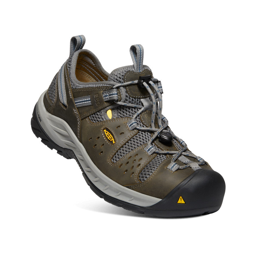 Keen Atlanta Cool II ESD Erkek Iş Ayakkabısı Zeytin Yeşili Lacivert | NZS8787AH