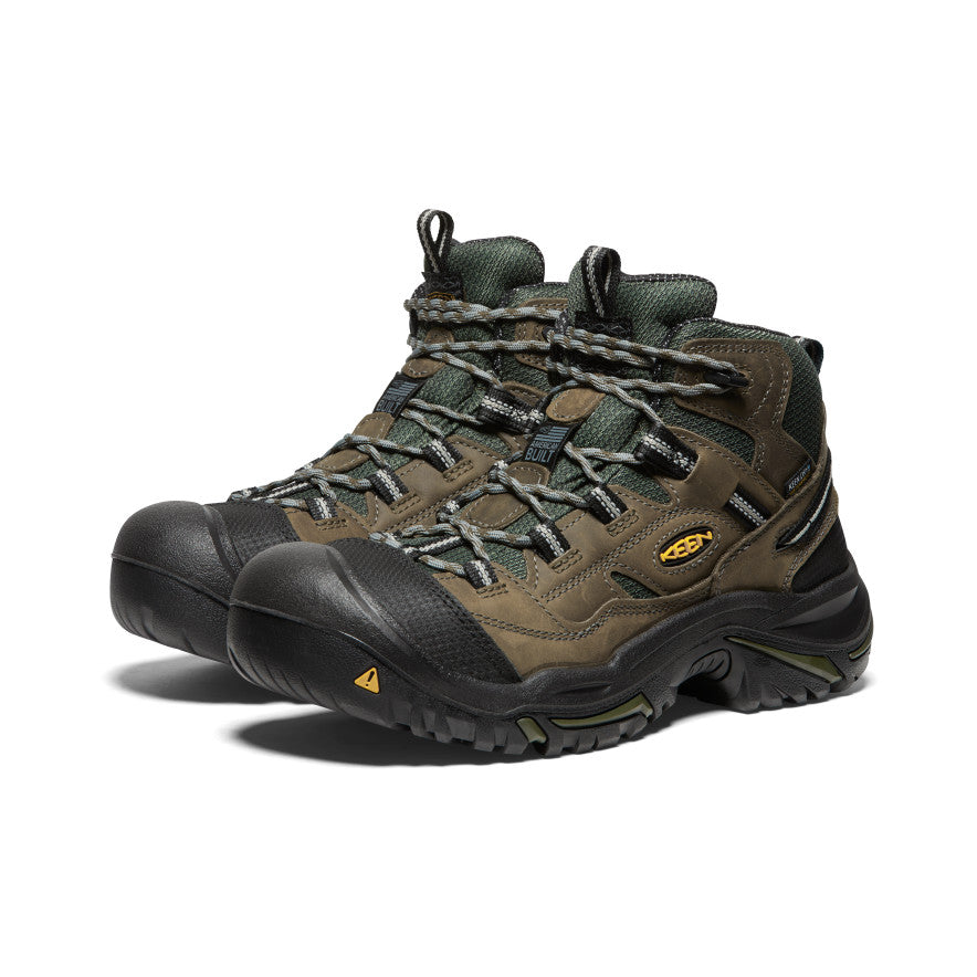 Keen Braddock Waterproof Mid Erkek Iş Botu Zeytin Yeşili Siyah | UIP4565BQ