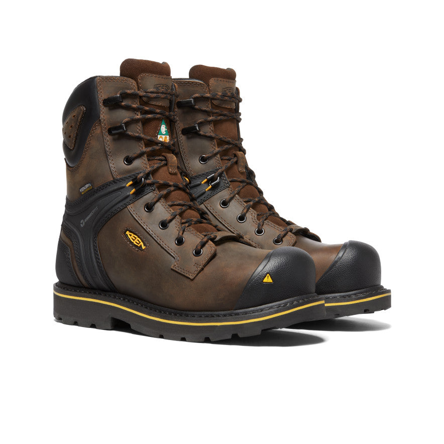 Keen CSA Abitibi II Waterproof Erkek Iş Botu Kahverengi Siyah | SSD3711QQ