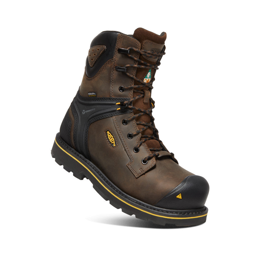 Keen CSA Abitibi II Waterproof Erkek Iş Botu Kahverengi Siyah | SSD3711QQ