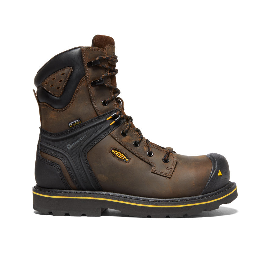 Keen CSA Abitibi II Waterproof Erkek Iş Botu Kahverengi Siyah | SSD3711QQ