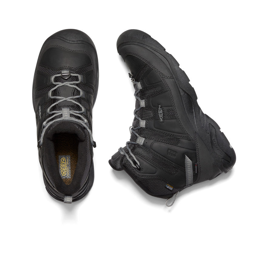 Keen Circadia Polar Waterproof Erkek Iş Botu Siyah Gri | EXC4324UK