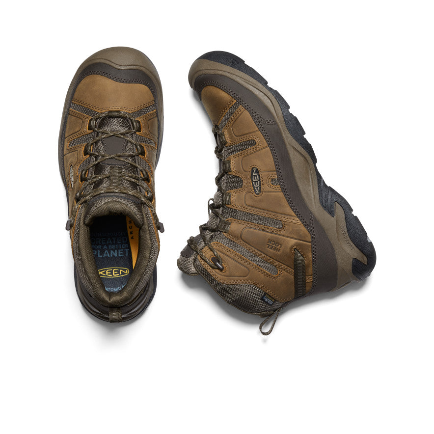 Keen Circadia Waterproof Erkek Iş Botu Kahverengi | TXC5316IL