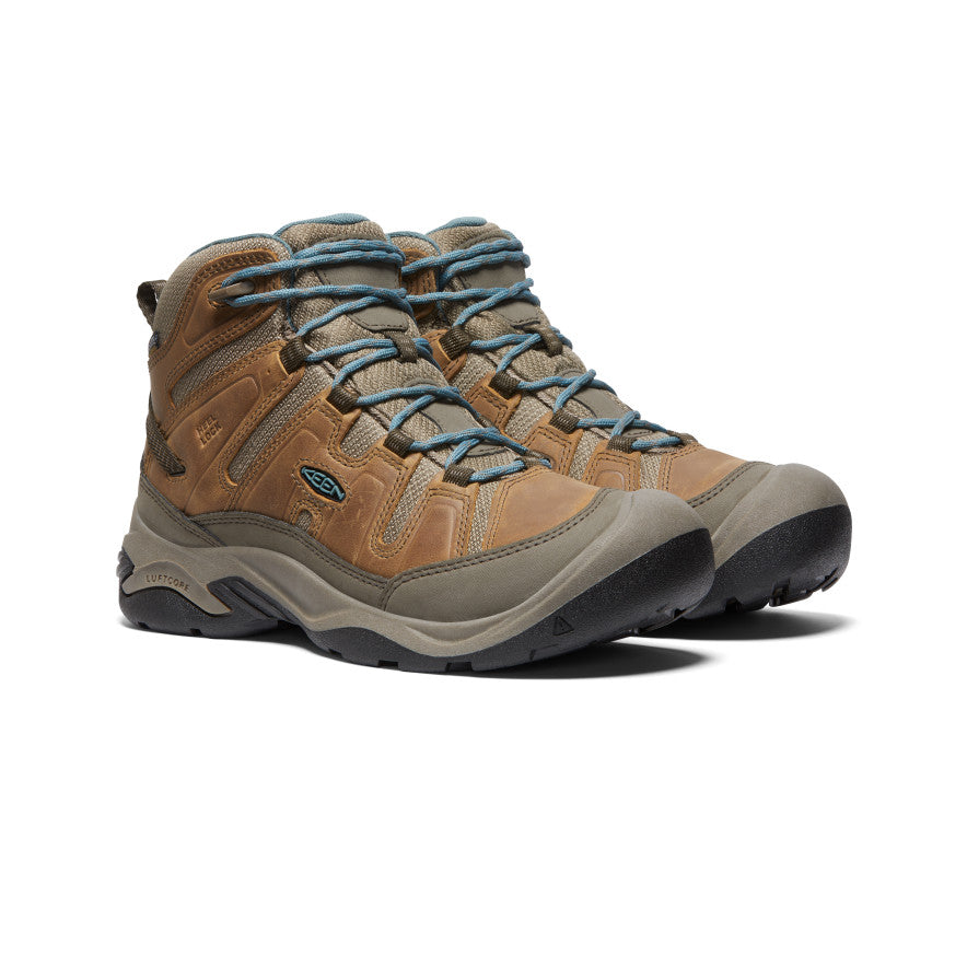 Keen Circadia Waterproof Kadın Iş Botu Kahverengi | RJG6380GR