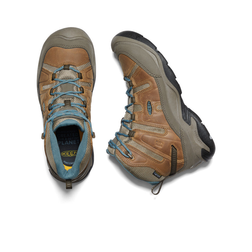 Keen Circadia Waterproof Kadın Iş Botu Kahverengi | RJG6380GR