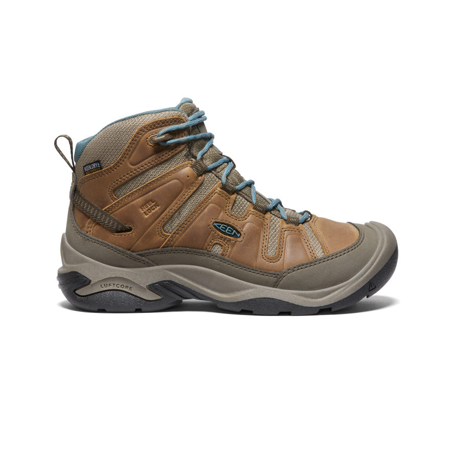 Keen Circadia Waterproof Kadın Iş Botu Kahverengi | RJG6380GR