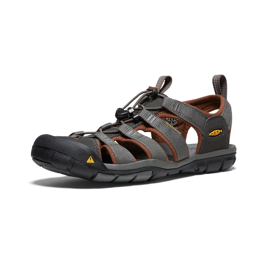 Keen Clearwater CNX Erkek Sandalet Gri Kahverengi | ONI2349VW