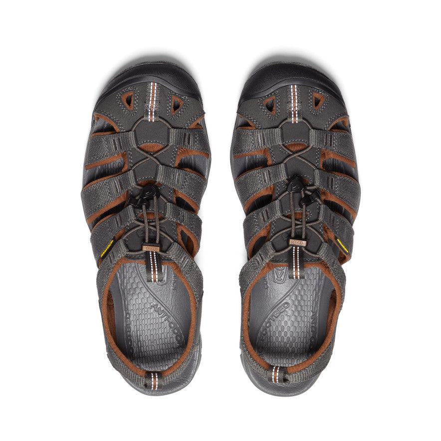 Keen Clearwater CNX Erkek Sandalet Gri Kahverengi | ONI2349VW