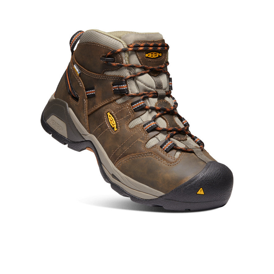 Keen Detroit XT Waterproof Erkek Iş Botu Siyah Zeytin Yeşili Kahverengi | BEC9669YO