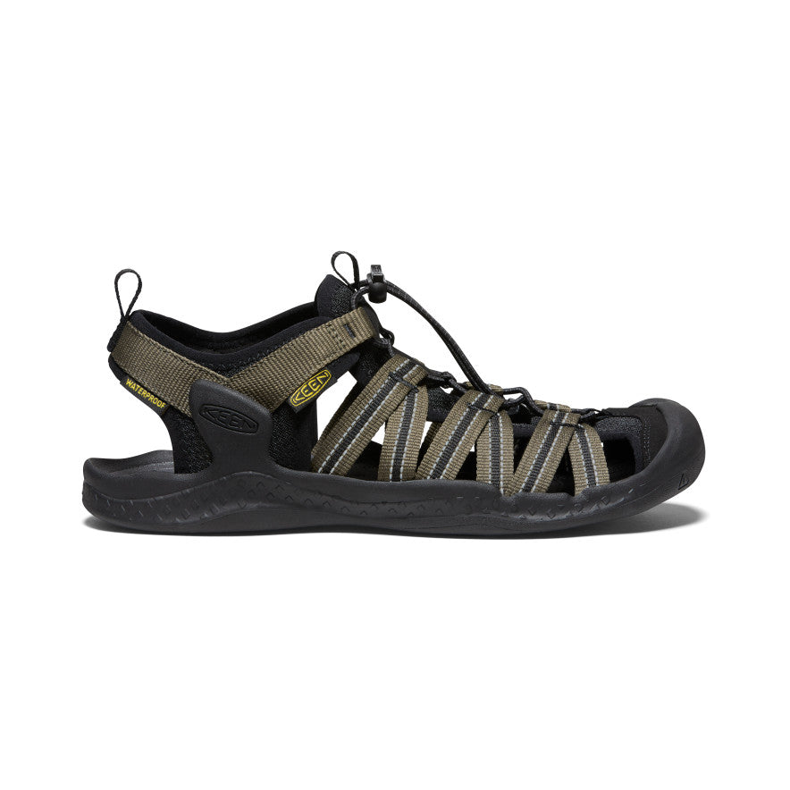 Keen Drift Creek H2 Erkek Sandalet Koyu Zeytin Yeşili Siyah | USA6949QF