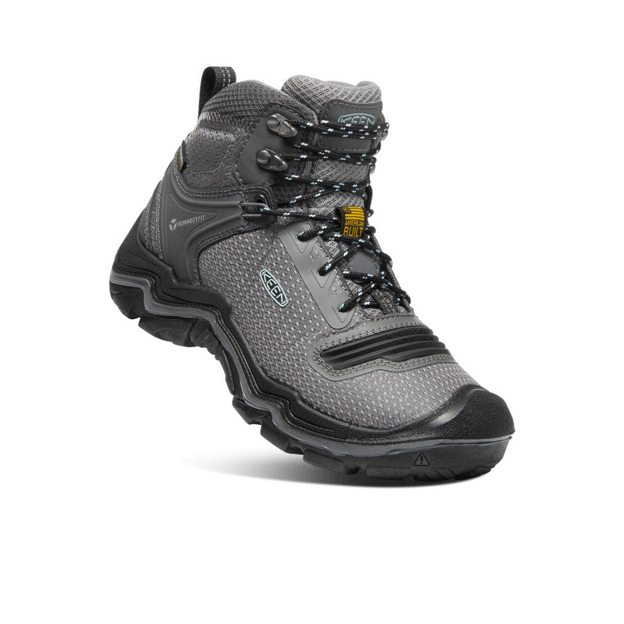 Keen Durand EVO Waterproof Mid Kadın Iş Botu Gri Mavi | WJZ4067DF