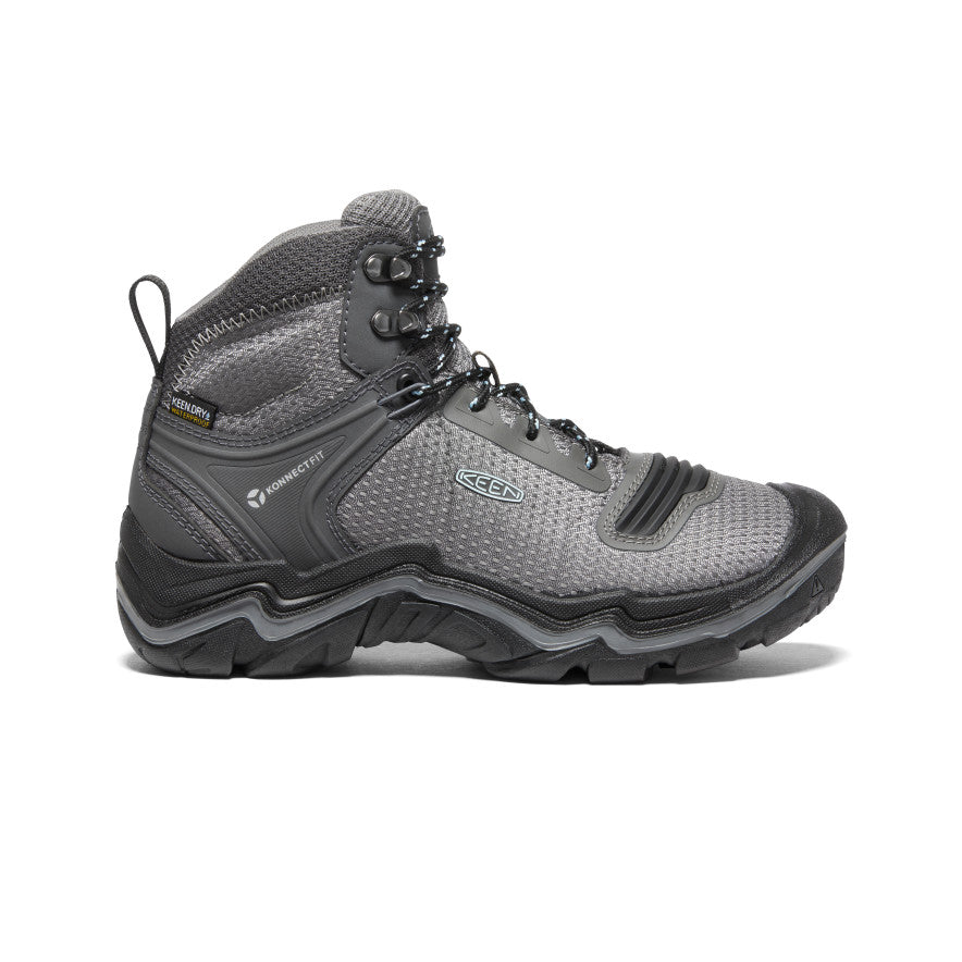 Keen Durand EVO Waterproof Mid Kadın Iş Botu Gri Mavi | WJZ4067DF