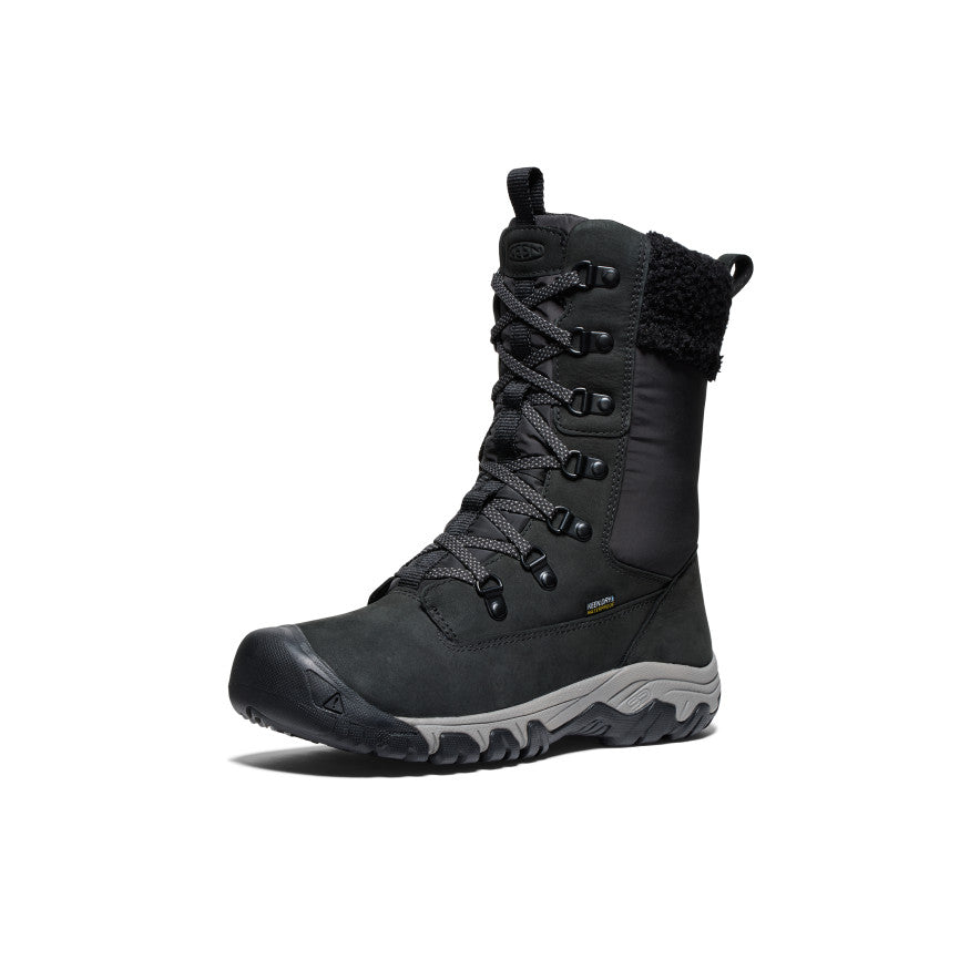 Keen Greta Tall Waterproof Kadın Iş Botu Siyah | PDI2055WD