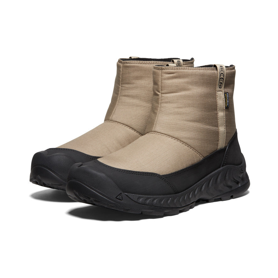 Keen Hood NXIS Waterproof Winter Pull-On Erkek Kar Botu Bej Rengi Siyah | GWE959VO