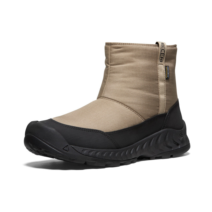 Keen Hood NXIS Waterproof Winter Pull-On Erkek Kar Botu Bej Rengi Siyah | GWE959VO