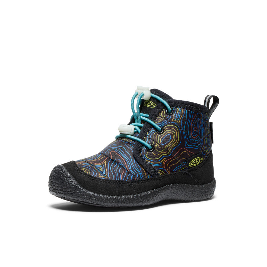 Keen Howser II Waterproof Çocuk Chukka Bot Siyah Mavi | XPC5999PD