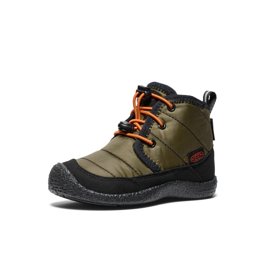 Keen Howser II Waterproof Çocuk Chukka Bot Koyu Zeytin Yeşili Altın | HHS7880MG