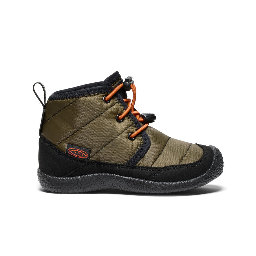 Keen Howser II Waterproof Çocuk Chukka Bot Koyu Zeytin Yeşili Altın | HHS7880MG