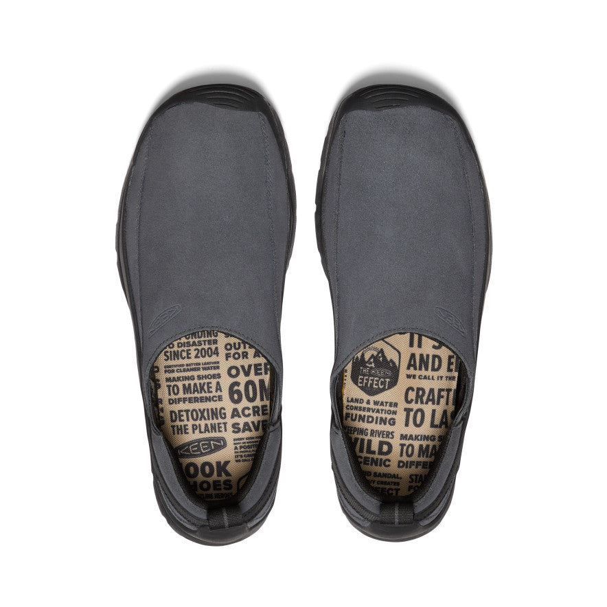 Keen Jasper Erkek Slip On Ayakkabı Gri Siyah | FAU5789RY