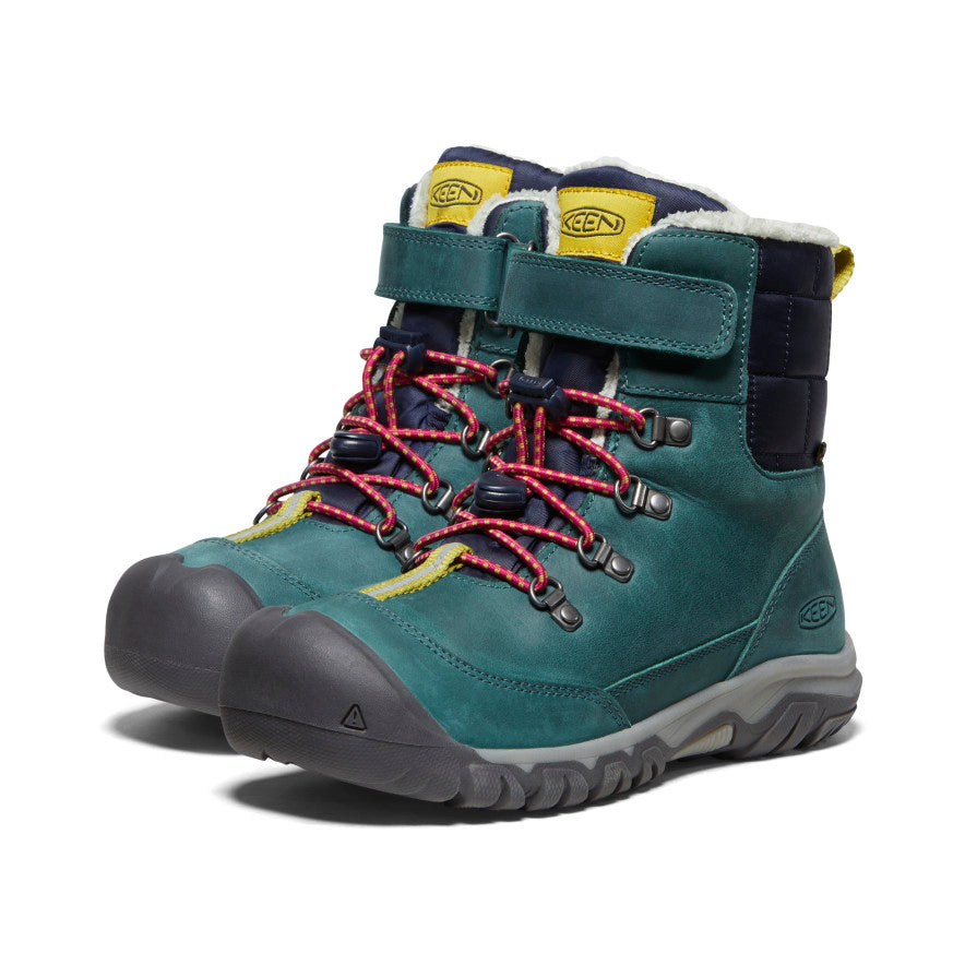 Keen Kanibou Waterproof Winter Big Çocuk Kar Botu Koyu Mavi | FNA2273EY