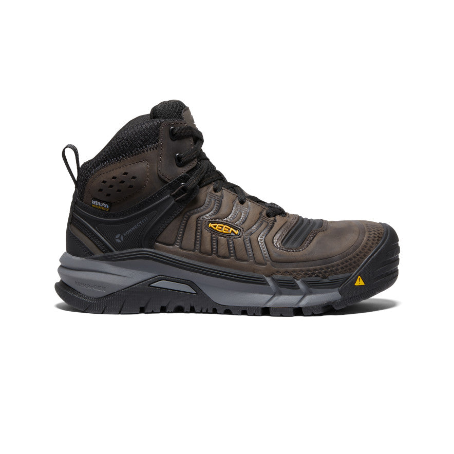 Keen Kansas City+ Waterproof Mid Erkek Iş Botu Kahve Siyah | SZF3258RU