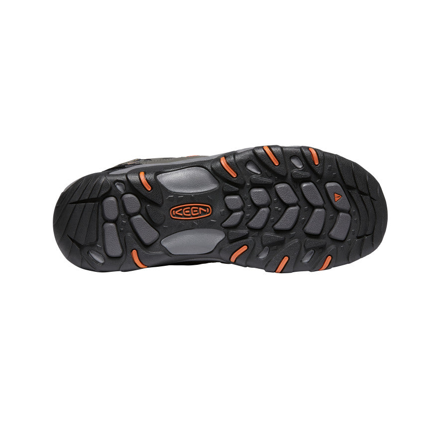 Keen Koven Waterproof Erkek Yürüyüş Botu Gri Koyu Kırmızı | CXA4782GE