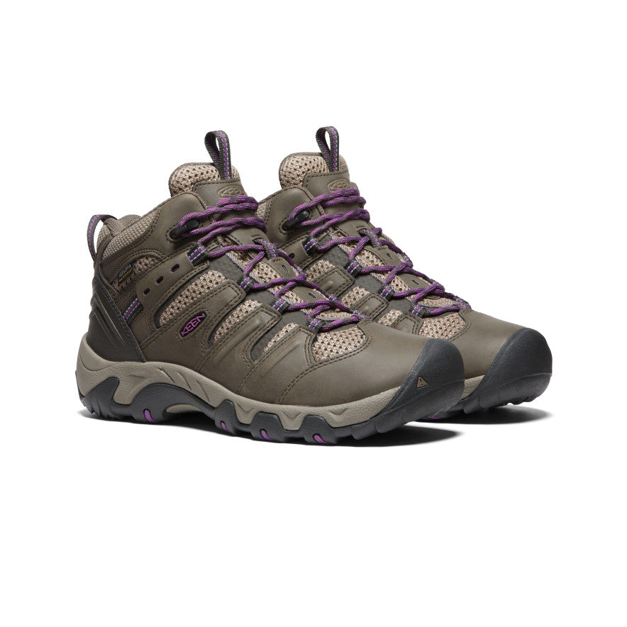 Keen Koven Waterproof Kadın Iş Botu Yeşil Mor | SJL7817LT