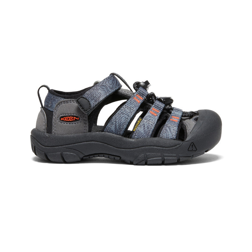 Keen Newport H2 Çocuk Sandalet Gri Siyah | WLF7658OC