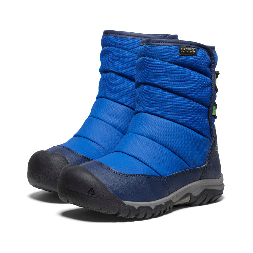 Keen Puffrider Waterproof Winter Big Çocuk Kar Botu Mavi | WCU5547LU