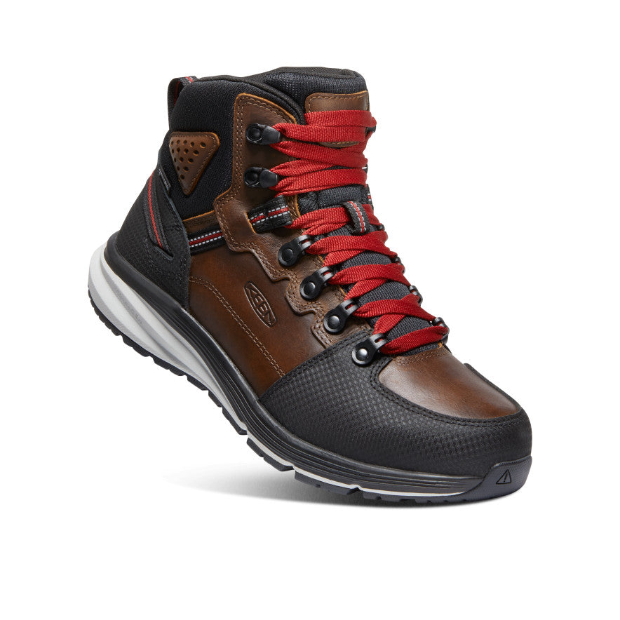 Keen Red Hook Waterproof Erkek Iş Botu Kahverengi Siyah | OIG2926WG