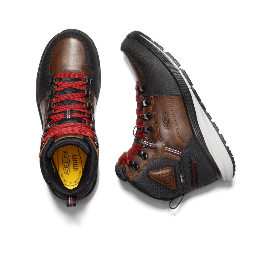 Keen Red Hook Waterproof Erkek Iş Botu Kahverengi Siyah | OIG2926WG