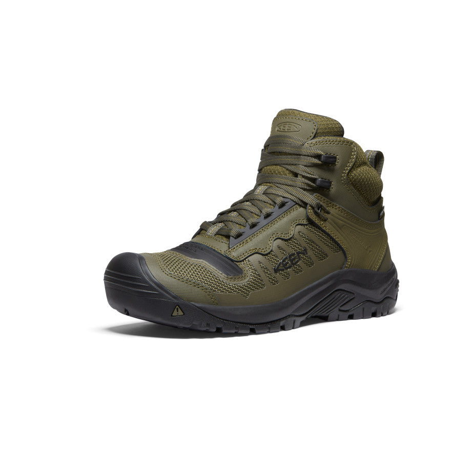 Keen Reno Waterproof Mid Erkek Iş Botu Koyu Zeytin Yeşili Siyah | GWQ672SU