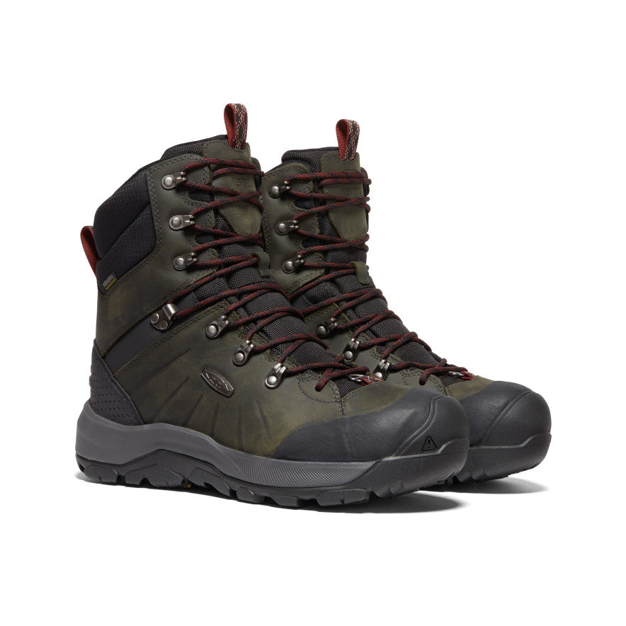 Keen Revel IV High Polar Waterproof Erkek Iş Botu Zeytin Yeşili Kırmızı | PYY982BU