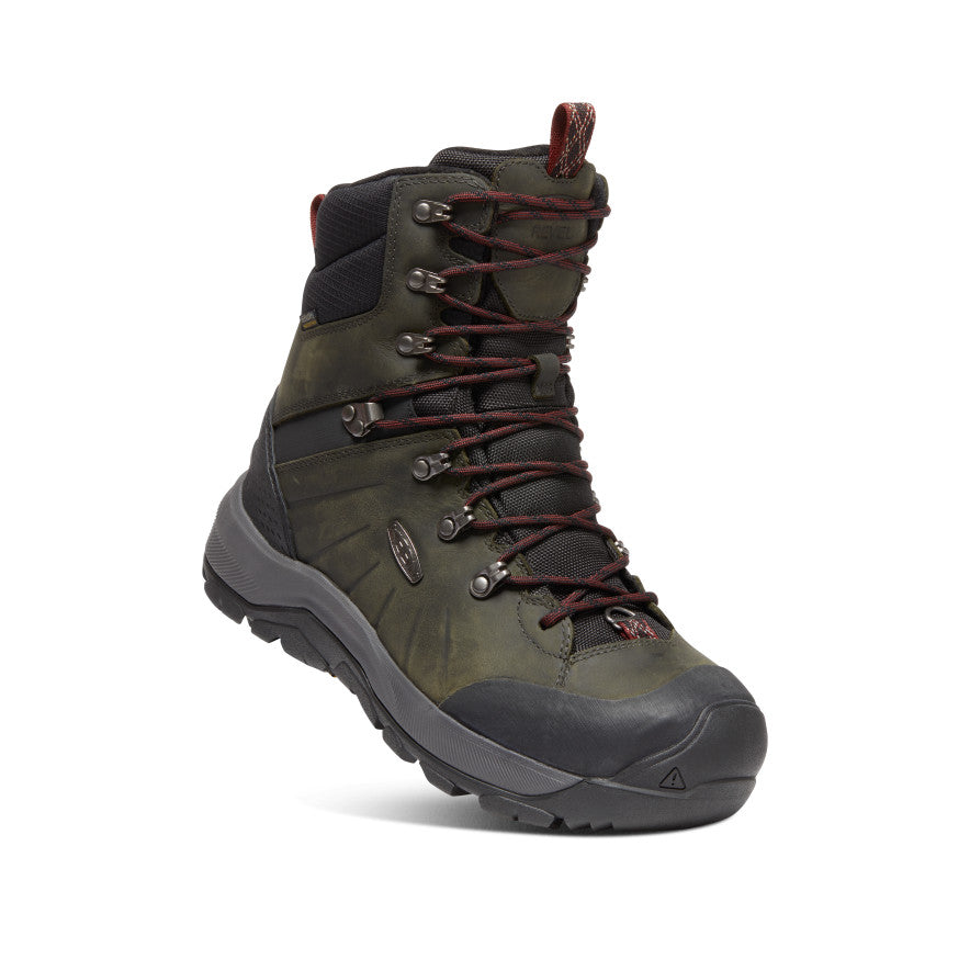 Keen Revel IV High Polar Waterproof Erkek Iş Botu Zeytin Yeşili Kırmızı | PYY982BU