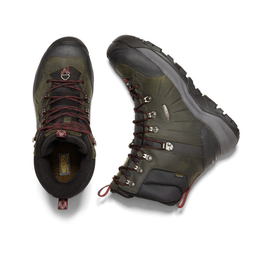 Keen Revel IV High Polar Waterproof Erkek Iş Botu Zeytin Yeşili Kırmızı | PYY982BU