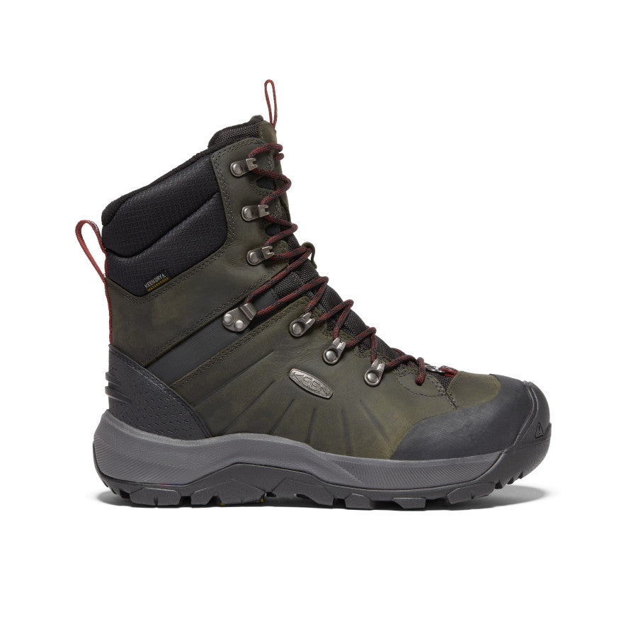 Keen Revel IV High Polar Waterproof Erkek Iş Botu Zeytin Yeşili Kırmızı | PYY982BU